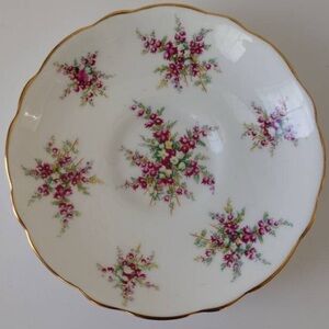 Hammersley & Co Heather Sprayed Pedestal Saucer
Rare Find